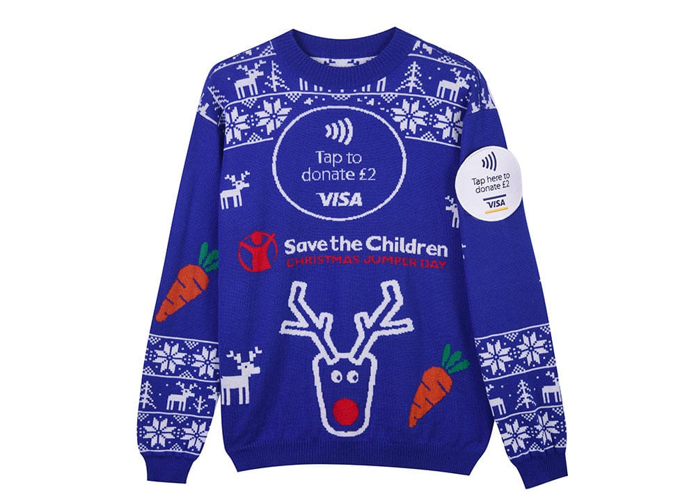 Save the Children launches contactless Christmas jumpers